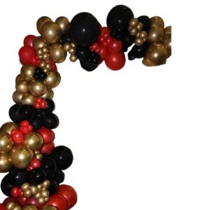 W01-BACKDROP_BALLOON_-VARIOUS_COLOR BUNDLE PACKAGE ADD-ON: Balloon Work + Backdrop + Stage Décor + Table + Chair