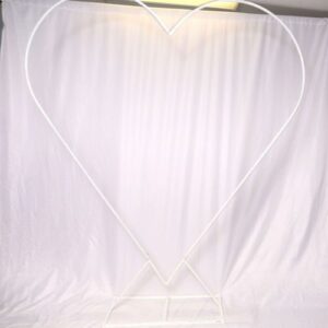 Backdrop - Heart White