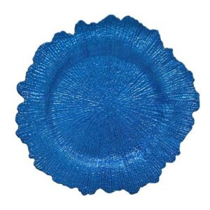 W04-000-017 Reef Acrylic Plastic Charger Plate - Baby Blue